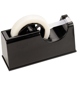 Officemate 2-in-1 Heavy Duty Tape Dispenser 1-Inch and 3-Inch Core, Black (96699)