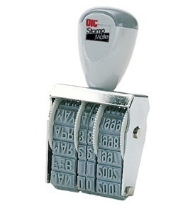 Officemate Stamp Line Dater with 6 Phrases, Size #2 (79006)
