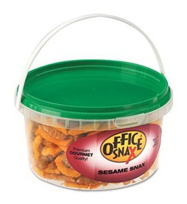 Office Snax OFX00052 All Tyme Favorite Nuts, Sesame Snax Mix, 13 oz Tub