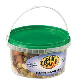 Office Snax OFX00055 All Tyme Favorite Nuts, Happy Heart Mix, 16 oz Tub