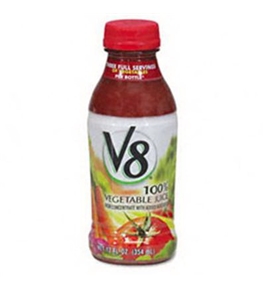 Office Snax OFX13804 V-8 Vegetable Juice 12 oz Bottle 12 Box