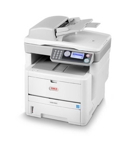 Okidata MB460 MFP (120V) Laser Printer, Fax, Copier & Scanner with Network Card - 62433101