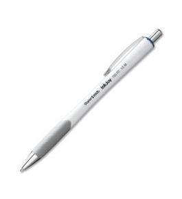 Paper Mate InkJoy 700 RT Retractable Medium White Body Ballpoint Pen, Blue, 12 Pack (1781581)