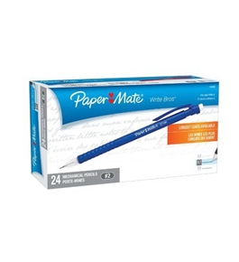 Paper Mate Write Bros. 0.7mm Mechanical Pencils, 24 Color Barrel Pencils (74405)