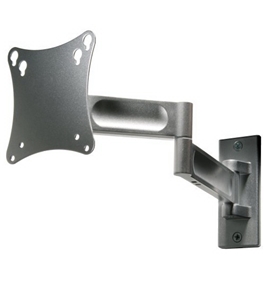 Peerless PA730-S Articulating Wall Mount for 10" to 22" Displays Silver