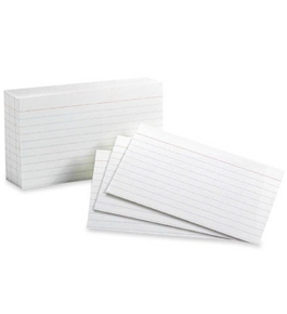 Pendaflex Oxford Ruled Index Cards, 3x5 Inches, White, 1000 Cards (ESS31)