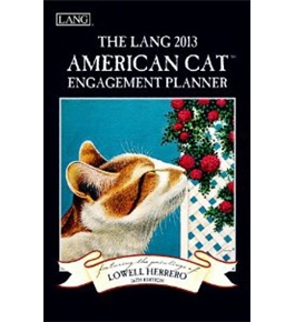 Perfect Timing - Lang 2013 American Cat Engagement Monthly/Weekly Planner
