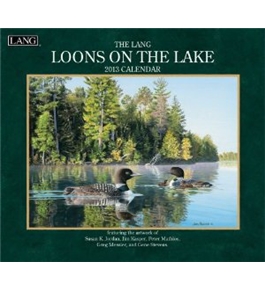 Perfect Timing - Lang 2013 Loons On The Lake Wall Calendar (1001585)