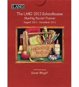 Perfect Timing - Lang 2013 Schoolhouse Monthly Pocket Planner (1003117)