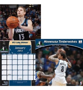 Perfect Timing - Turner 12 X 12 Inches 2013 Minnesota Timberwolves Wall Calendar (8011254)