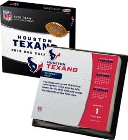 Perfect Timing - Turner 2013 Houston Texans Box Calendar (8051104)