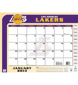 Perfect Timing - Turner 2013 Los Angeles Lakers Desk Calendar, 22 x 17 Inches (8061211)