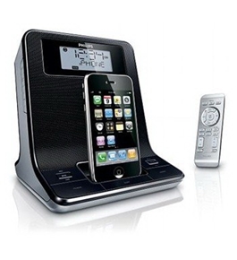 Philips DC320 Digital FM Dual-Alarm Clock Radio with iPod Dock