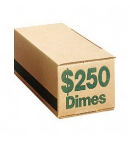 PMC61010 Corrugated Coin Storage Boxes Hold $250 in Dimes