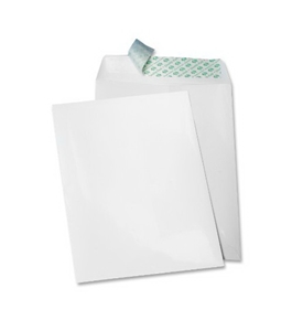 Quality Park Tech-No-Tear Catalog Envelope, White, 9 x 12 Inches, 100 Envelopes (77190)