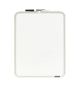 Quartet Non-Magnetic Dry-Erase Board, 9 x 11 Inches, White Plastic Frame (00362Q)