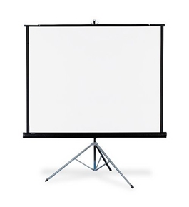 Quartet Portable Tripod Projection Screen, 70 x 70 Inches, High-Resolution, Matte Surface (570S)