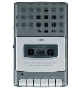 RCA RP3504 Cassette "Shoebox" Voice Recorder