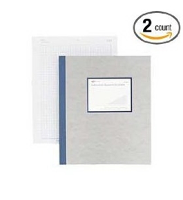 Rediform Office Products : Lab Notebook, W/Carbon, 4x4 Quad, 200 Sheets, 8-1/2"x11", Gray - Sold as 2 Packs of - 1 - / - Total of 2 Each