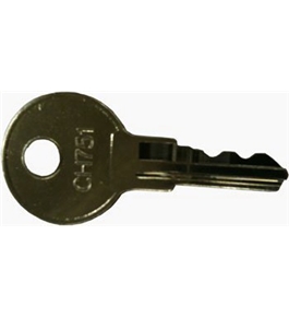 REPLACEMENT KEY FOR PYRAMID PTR 4000, 4000HD, 3500, & 3700 TIME CLOCK