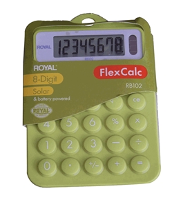 Royal RB102 Rubber Calculator - Green