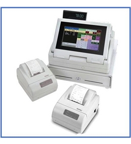 Royal TS4240 Touch Screen Restaurant Cash Register With Thermal Printer + Remote Kitchen Printer