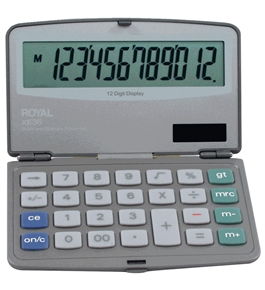 Royal XE36 Calculator with 12 Digit Display
