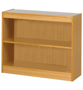 Safco 5-Shelf Square-Edge Veneer Bookcase, Light Oak [Kitchen]