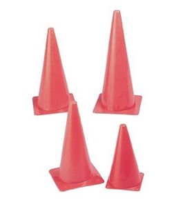 Safety Cone; 15" Height; Fluorescent Orange; no. CHSTC15