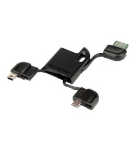 Scosche Keychain USB 2.0 for all BlackBerry models flipSYNK (Black)