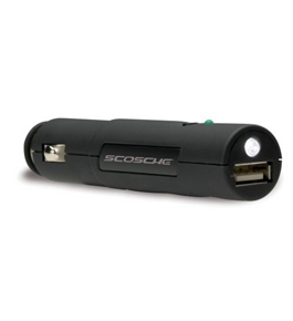 Scosche USB 12v Car Charger and Flashlight [CD-ROM] [Wireless Phone Accessory]