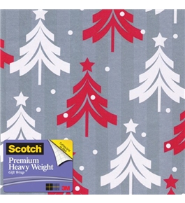 Scotch Gift Wrap, Santa's Sack Pattern, 25-Square Feet, 30-Inch x 10-Feet (AM-WPTT-12)
