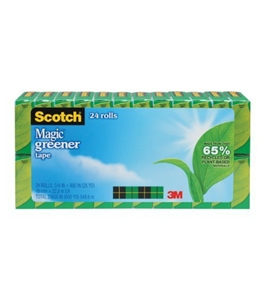 Scotch Magic Greener Tape, 3/4 x 900 Inches (812-24P)