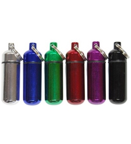SE - Small Pill/ID Holder Keychain (Assorted Colors)