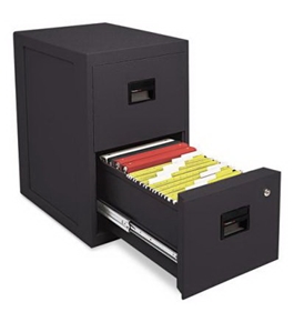 SentrySafe 6000B 2-Drawer Office Fire File Black