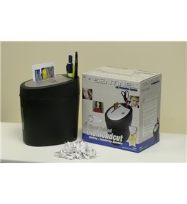 Sentinel Confetti Paper Shredder, Desktop w/pencil hold