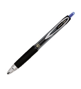 Share your own customer images uni-ball 207 Retractable Micro Point Gel Pens, 12 Blue Ink Pens