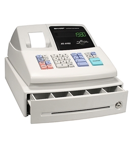 Sharp XE-A102 RF Cash Register  PLUS free supplies