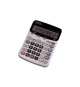 Sharp VX-2128R 12 digit calculator with a giant display