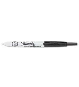 Sharpie Retractable Ultra Fine Point Permanent Markers, 12 Black Markers (1735790)
