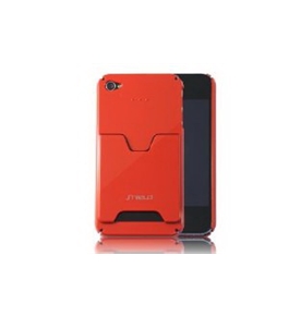 SHIELD iShell City Traveller Ultra-Slim Polycarbonate Case for iPhone 4 (GLOSSY Red) (AT&T ONLY)