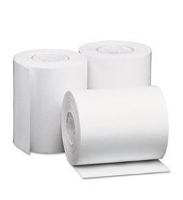 Single-Ply Thermal Paper Rolls, 2-1/4" x 80 ft, White, 50/Carton by UNIVERSAL