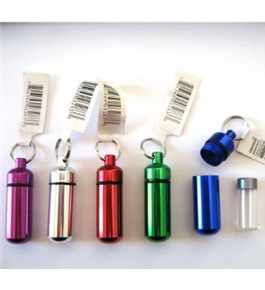 Small Pill/ID Holder Keychain (Assorted Colors) [Misc.]