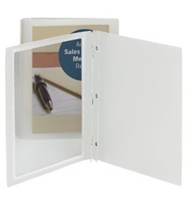 Smead Frame View Report Cover with Fastener Closure, Letter Size, Poly, Oyster, 5 Pack (86021)