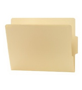 Smead Shelf-Master Folders, 1/3 Cut Center Position 2-Ply End Tab, Letter Size, Manila, 100 per Box (24136)