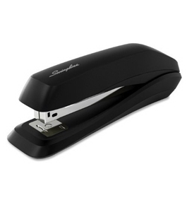 Swingline Standard Stapler, Eco Version, 15 Sheets, Black, Antimicrobial Protection, Tacking Ability (S7054501)
