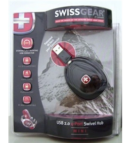 SwissGear Usb 2.0 4-Port Swivel Hub [CD-ROM] [CD-ROM]