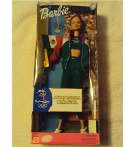 Sydney 2000 Olympic Games Barbie Doll Olympia Mexico Aficionada Olimpica