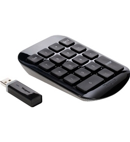 Targus Wireless Numeric Keypad, Black with Gray (AKP11US) [CD-ROM]