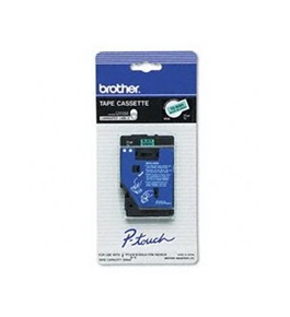 Brother TC8001 1/2 Inch Black on Green P-Touch Tape